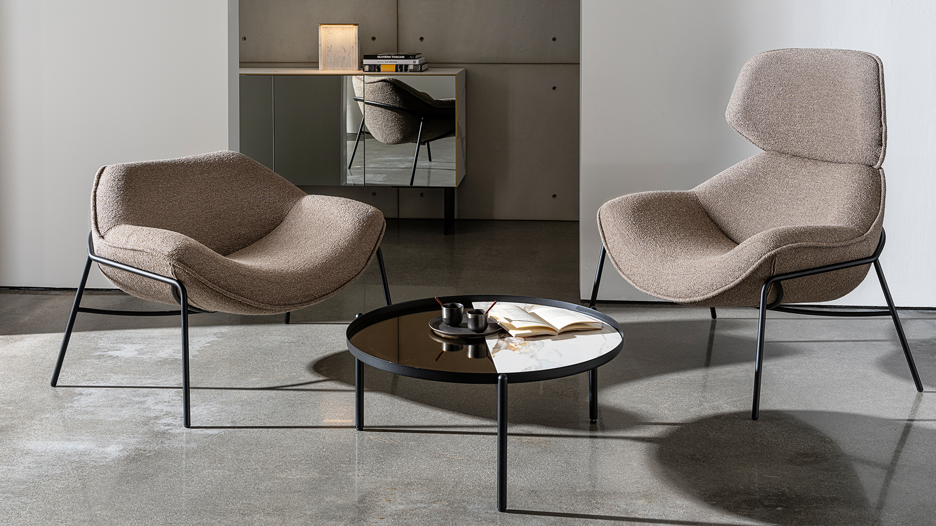 ALISIA COLLECTION | contemporary design seats for living and contract